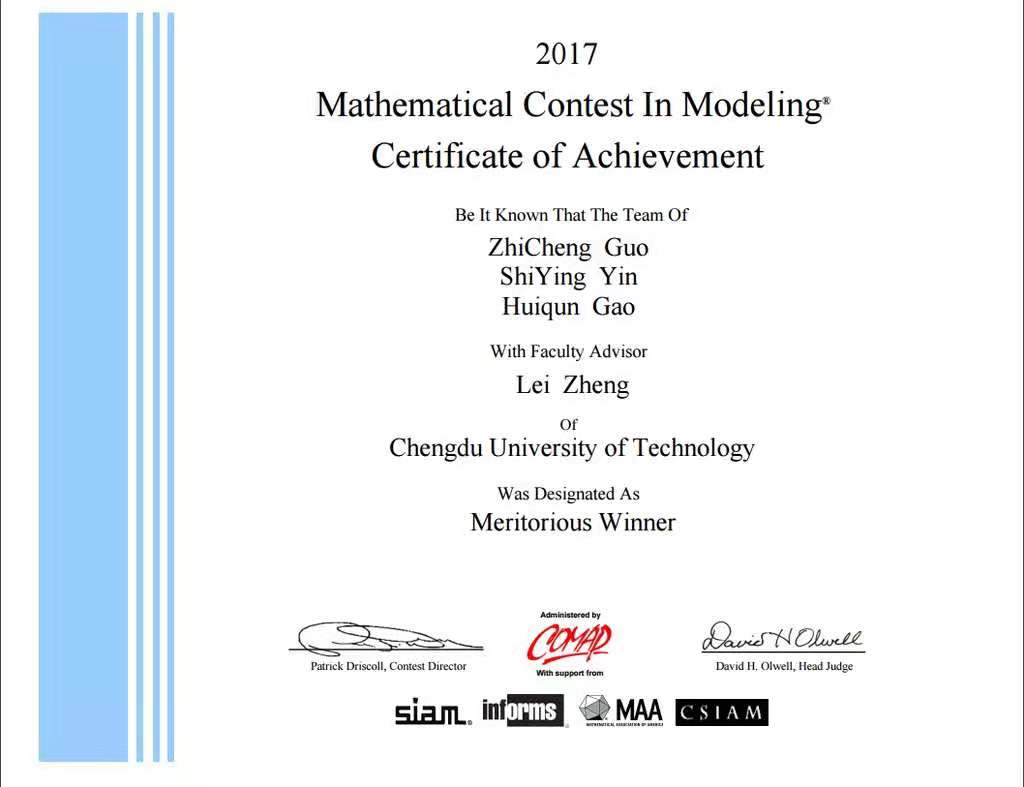 Runbing Zheng Math Zhicheng Guo